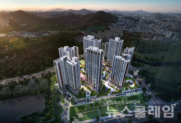 풍무역 롯데캐슬 시그니처 조감도. 롯데건설 제공