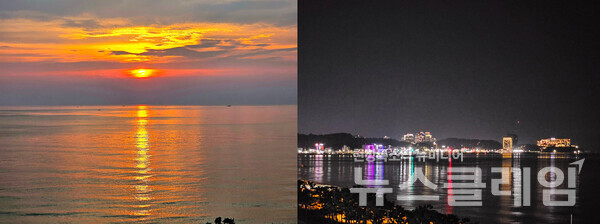 양양 최북단의 정암해변은 아직은 세련된 휴양지는 아니었지만, 이른 아침의 일출과 어두워진 뒤의 북쪽 해변 야경이 아름다운 곳이다. 사진=오근식 객원위원