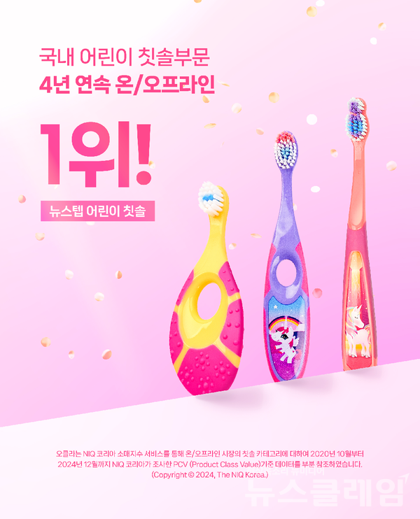 동아제약(대표이사 사장 백상환)은 ‘조르단 어린이 칫솔’이 국내 판매 4년 연속 1위를 차지했다고 15일 밝혔다. 동아제약 제공