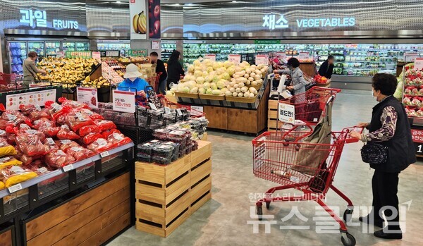 롯데마트 제타플렉스 서울역점 신선 매장 전경. 롯데쇼핑 제공