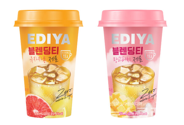 제로 칼로리 블렌딩티 2종. 이디야커피 제공