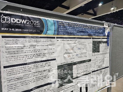 온코닉테라퓨틱스는 지난 3일부터 6일(현지시간)까지 미국 샌디에이고에서 열린 ‘2025 미국소화기질환주간(Digestive Disease Week, DDW 2025)’에서 위식도역류질환 치료제 ‘자큐보정(성분명: 자스타프라잔시트르산염)’의 위궤양 대상 임상3상 시험 결과를 발표했다고 13일 밝혔다. 온코닉테라퓨틱스 제공