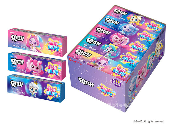 ‘왓따 & 캐치! 티니핑’ 컬래버 패키지. 롯데웰푸드 제공