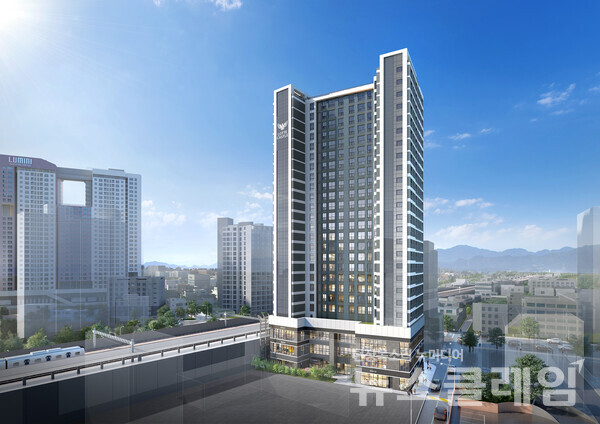 용산 남영역 롯데캐슬 헤리티지 투시도. 롯데건설 제공