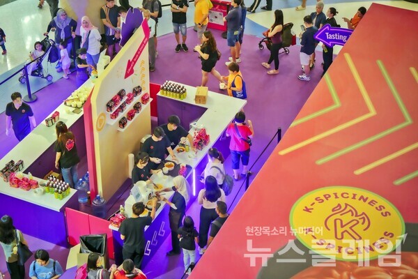 ‘맵’ 말레이시아 팝업스토어. 삼양식품 제공