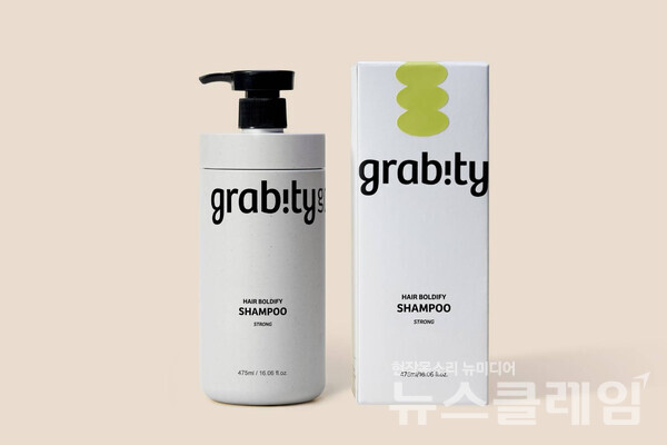기능성 탈모샴푸 '그래비티' 대만 수출용 패키지. 롯데홈쇼핑 제공