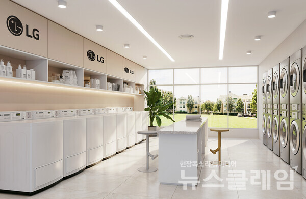 북미 코인 세탁소에 설치된 LG전자 상업용 세탁기. LG전자 제공