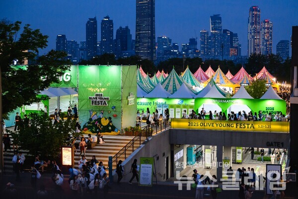 '2025 올리브영 페스타'는 지난 5월 21~25일 서울 용산구 노들섬에서 종일 관람 형태로 진행됐다. CJ올리브영 제공