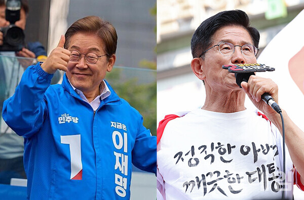 이재명 더불어민주당 대선 후보, 김문수 국민의힘 대선 후보. 사진=더불어민주당·국민의힘