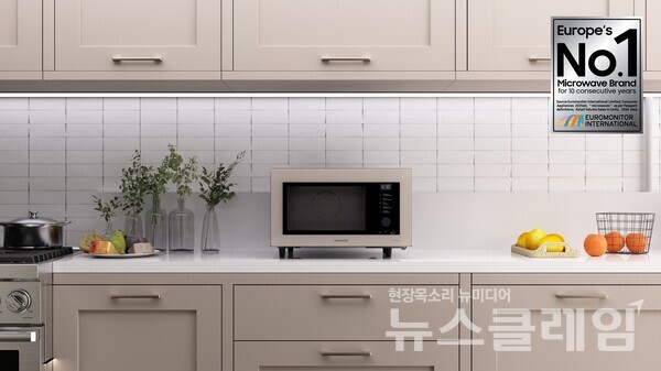 10년 연속 유럽 전자레인지 시장 점유율 1위를 기록한 '삼성전자 전자레인지' 제품. 삼성전자 제공