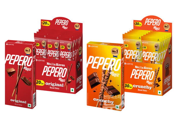 인도 빼빼로 패키지. 롯데웰푸드 제공