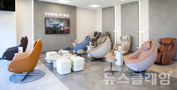 NC파크 스카이박스 비렉스 체험존 전경. 코웨이 제공