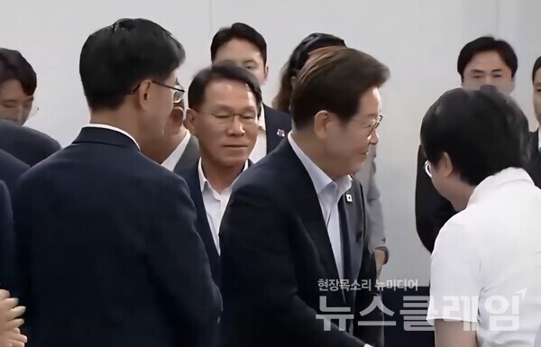 이재명 대통령 민생투어 현장.