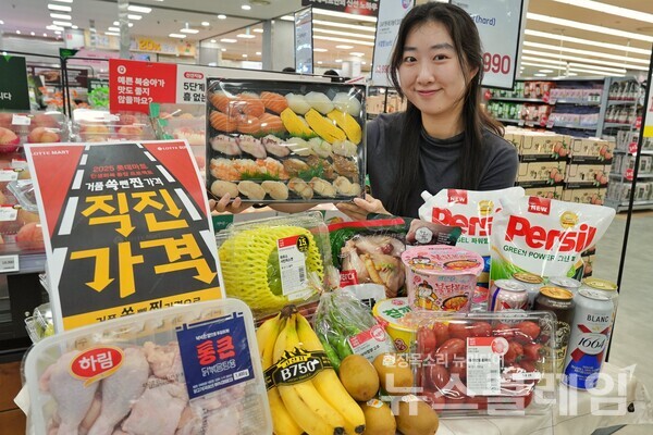 롯데마트 물가 안정 캠페인 '직진가격'. 롯데쇼핑 제공