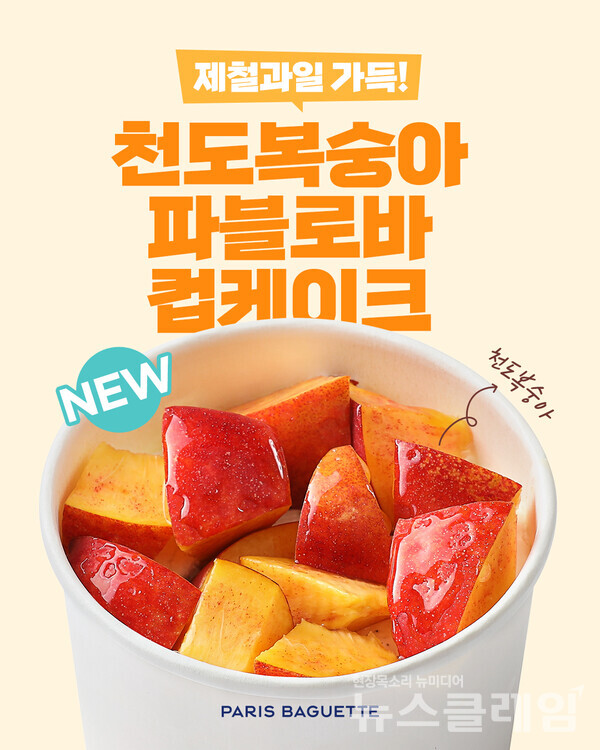 SPC(회장 허영인) 파리바게뜨가 여름 과일을 활용한 ‘파블로바 컵케이크’ 2종을 출시한다. SPC 파리바게뜨 제공