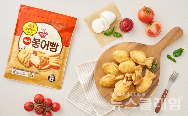 오뚜기(대표 황성만)가 ‘꼬리까지 가득 찬 피자붕어빵’을 출시한다. 오뚜기 제공