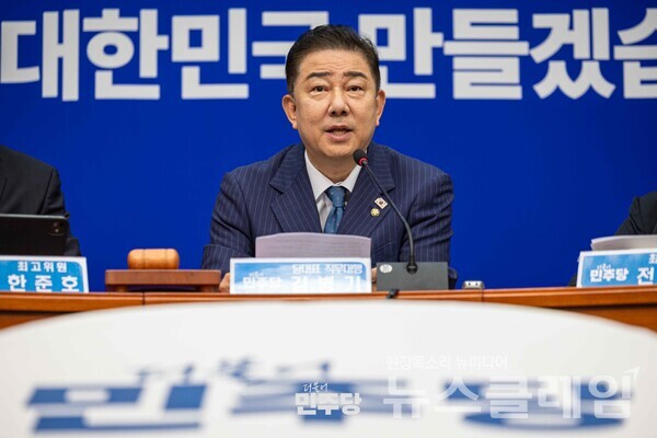 더불어민주당 김병기 대표 직무대행 겸 원내대표. 사진=더불어민주당