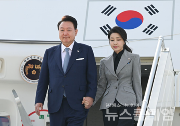 윤석열 대통령 부부가 인사 청탁과 금품 수수 의혹 정황 속에서 권력형 매관매직 논란의 중심에 서 있다. 사진=대통령실