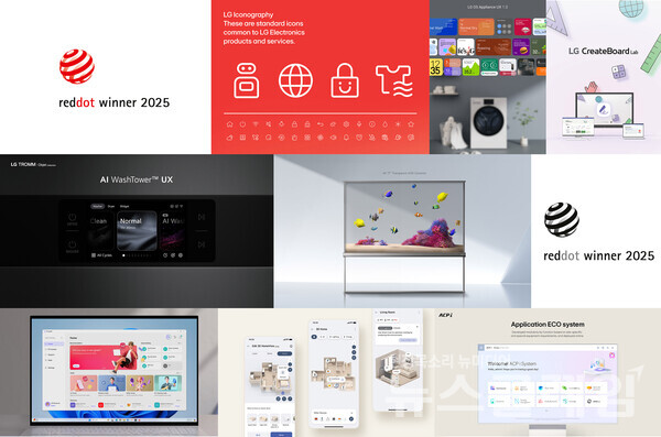 LG전자(대표이사 조주완)가 기술과 결합한 디자인 혁신을 앞세워 세계적 권위 디자인 어워드에서 연이어 인정받고 있다. LG전자 제공