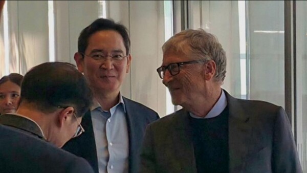 빌게이츠와 이재용 삼성전자 회장