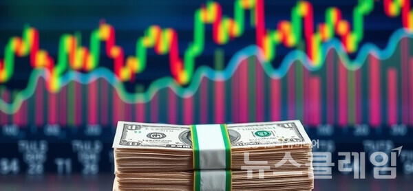 4일 오후 2시 10분, 글로벌 금융시장 불안과 외국인 투자자 대량 매도로 원·달러 환율이 1439원까지 급등했다. 뉴스클레임DB