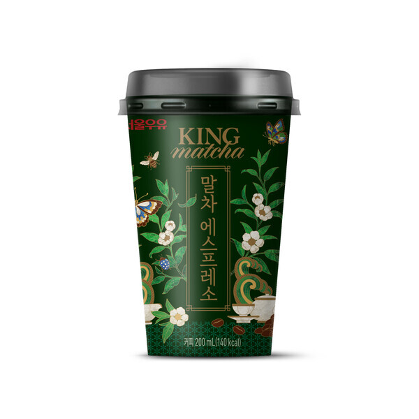 서울우유협동조합(조합장 문진섭)이 국산 유기농 말차에 진한 에스프레소와 고품질 우유를 더한 신제품 ‘킹 말차 에스프레소’를 출시한다. 서울우유협동조합 제공