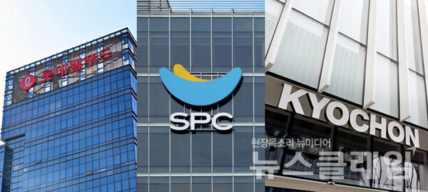 경기 침체와 소비 트렌드 변화 속에서 국내 식품 프랜차이즈 업계는 해외 시장 현지화, ESG 경영, 디지털 전환 등을 통해 K-푸드의 글로벌 위상을 높이며 체질 개선에 속도를 내고 있다. 롯데웰푸드 SPC 오뚜기 교촌 제공