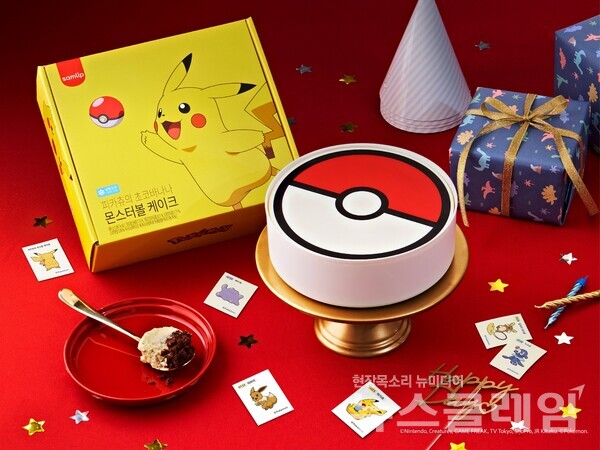 SPC(회장 허영인)삼립이 포켓몬코리아와 손잡고, 인기 포켓몬 ‘피카츄’를 활용한 신제품 ‘피카츄의 초코바나나 몬스터볼 케이크’를 선보였다. SPC 삼립 제공