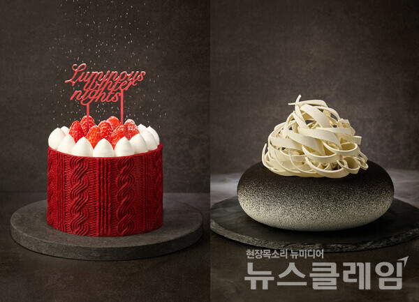 크리스마스를 앞두고 SPC(회장 허영인) 파리바게뜨, SPC(회장 허영인) 파스쿠찌, 뚜레쥬르, 서울신라호텔 등이 화려한 비주얼과 프리미엄 재료, 캐릭터 컬래버레이션 등을 내세운 신제품을 선보이며 연말 '케이크 전쟁'에 돌입했다. 서울신라호텔 제공