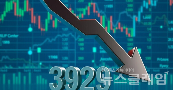 19일 코스피가 전 거래일보다 24.11포인트(0.61%) 하락한 3929.51에 마감했다. 뉴스클레임DB