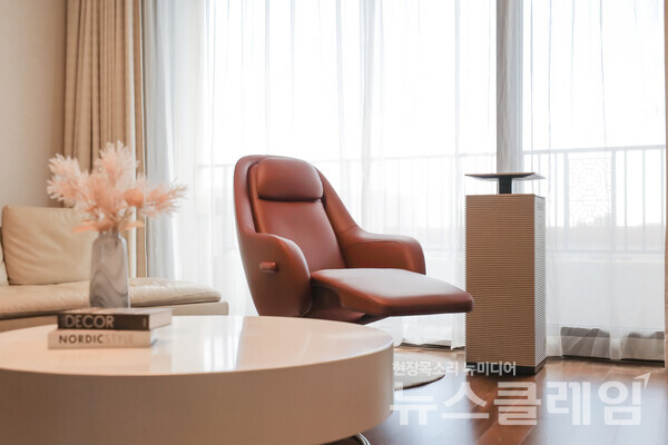 제주신화월드 코웨이 프리미엄 체험 객실 전경. 코웨이 제공